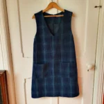 Thumbnail for Twik Simons Dress: Classic Checked Sleeveless School Dress