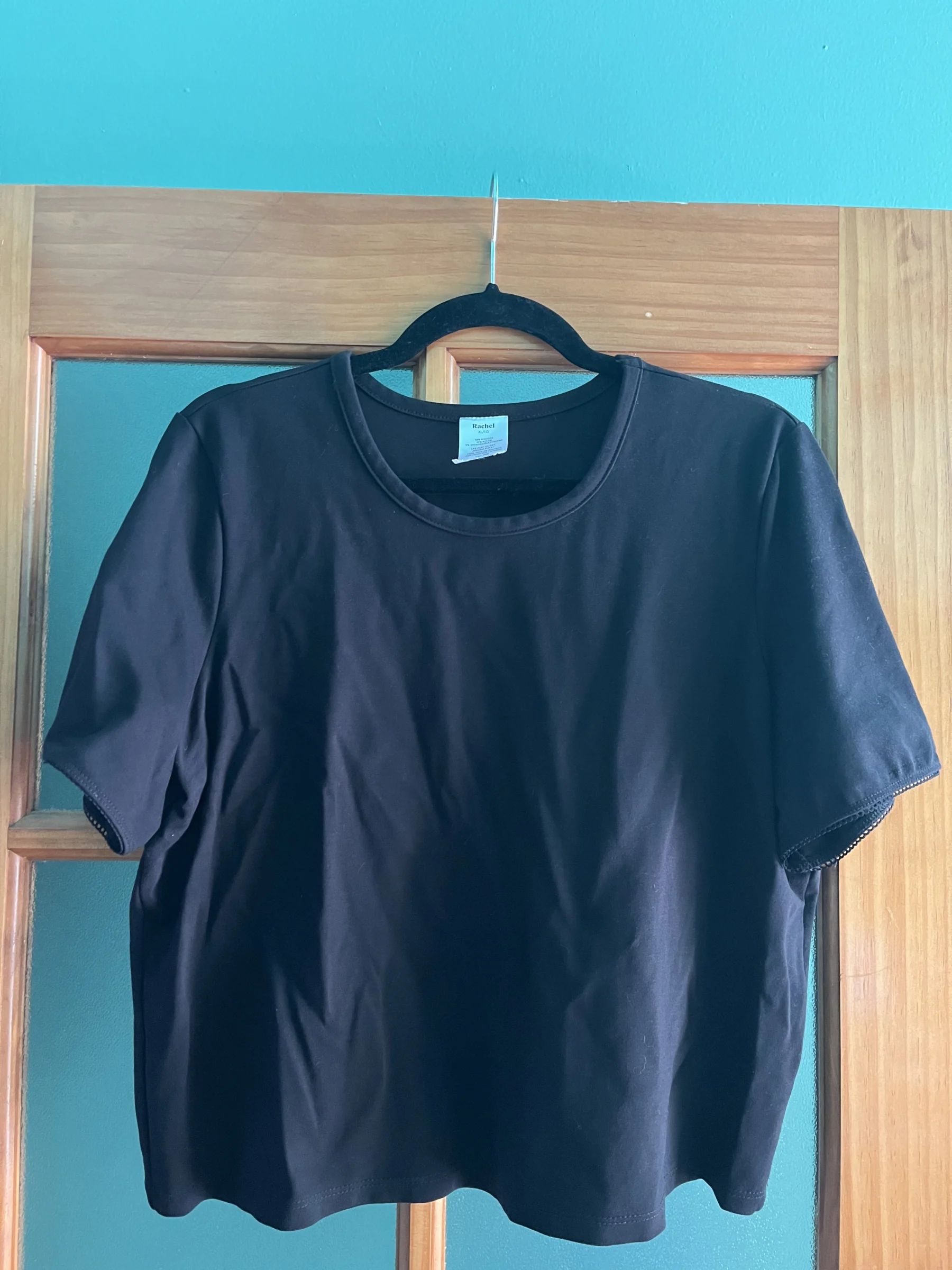 Black Cropped T-shirt *Other seconde main