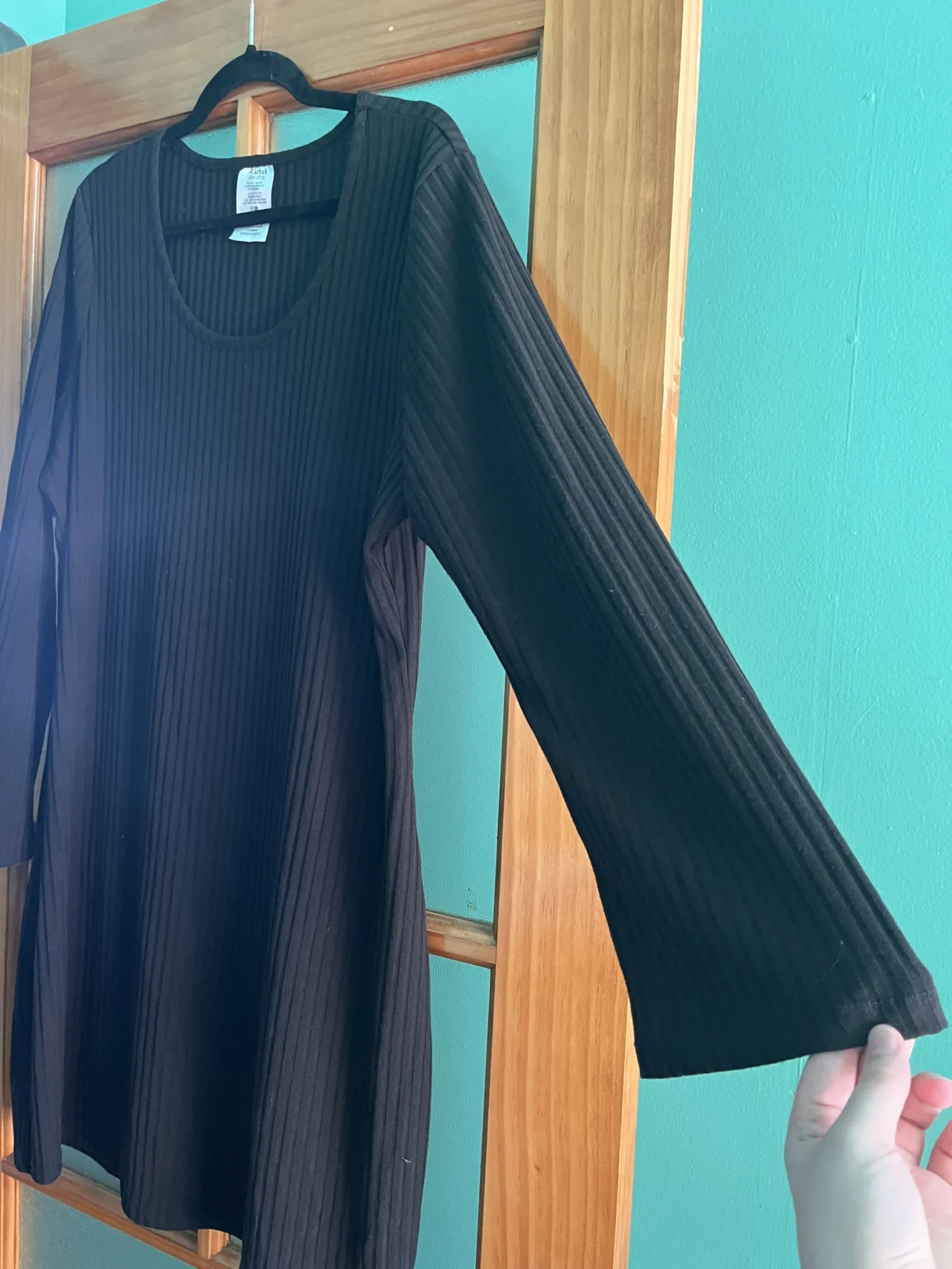 Image for Black Long-Sleeved Dress