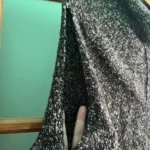Thumbnail for Grey Poncho-Style Knitted Jumper