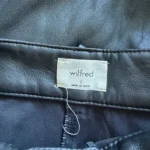 Thumbnail for Wilfred black faux leather cargo-style trousers, size 2
