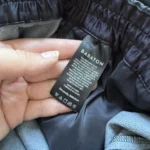 Thumbnail for Babaton trousers, size M, black faux leather, jogger-style