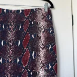 Thumbnail for Diane Von Furstenberg skirt, size 12, python print