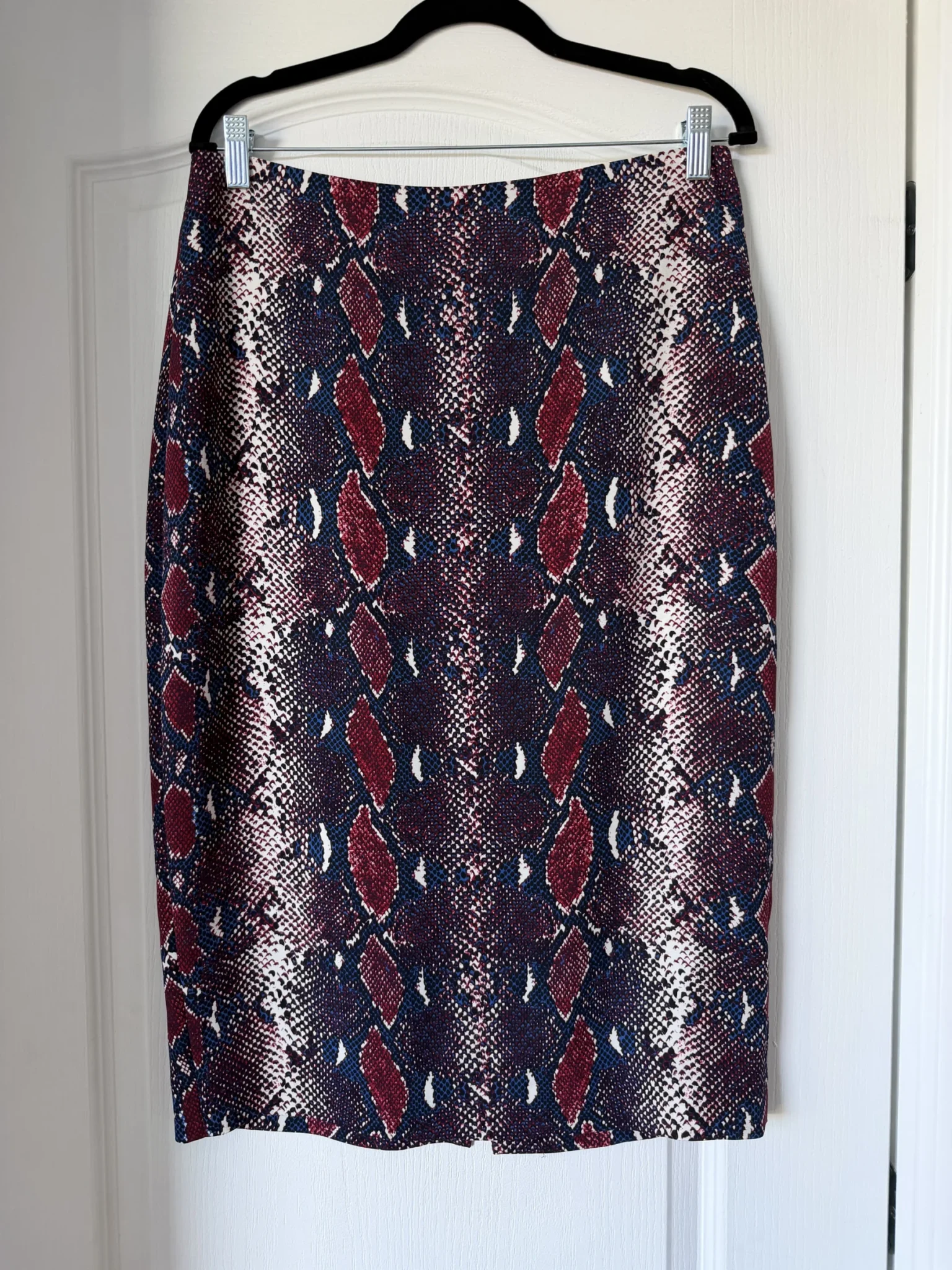 Image for Diane Von Furstenberg skirt, size 12, python print
