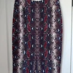 Thumbnail for Diane Von Furstenberg skirt, size 12, python print