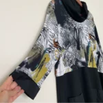 Thumbnail for Dolcezza ‘Safari Escape’ artistic dress – Size XXL – Pockets – Cotton