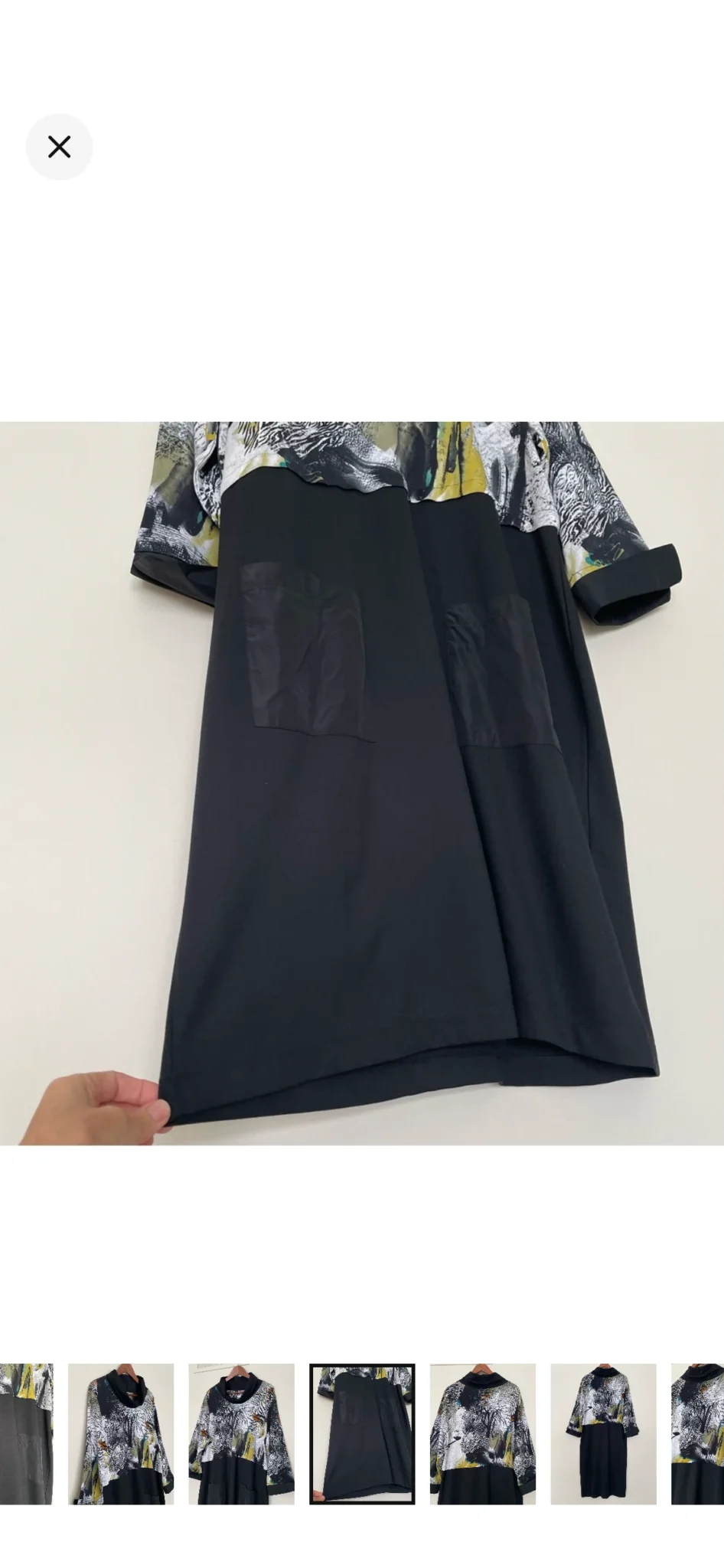 Image for Dolcezza ‘Safari Escape’ artistic dress – Size XXL – Pockets – Cotton