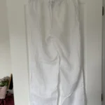 Thumbnail for 100% white linen trousers