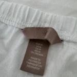 Thumbnail for 100% white linen trousers
