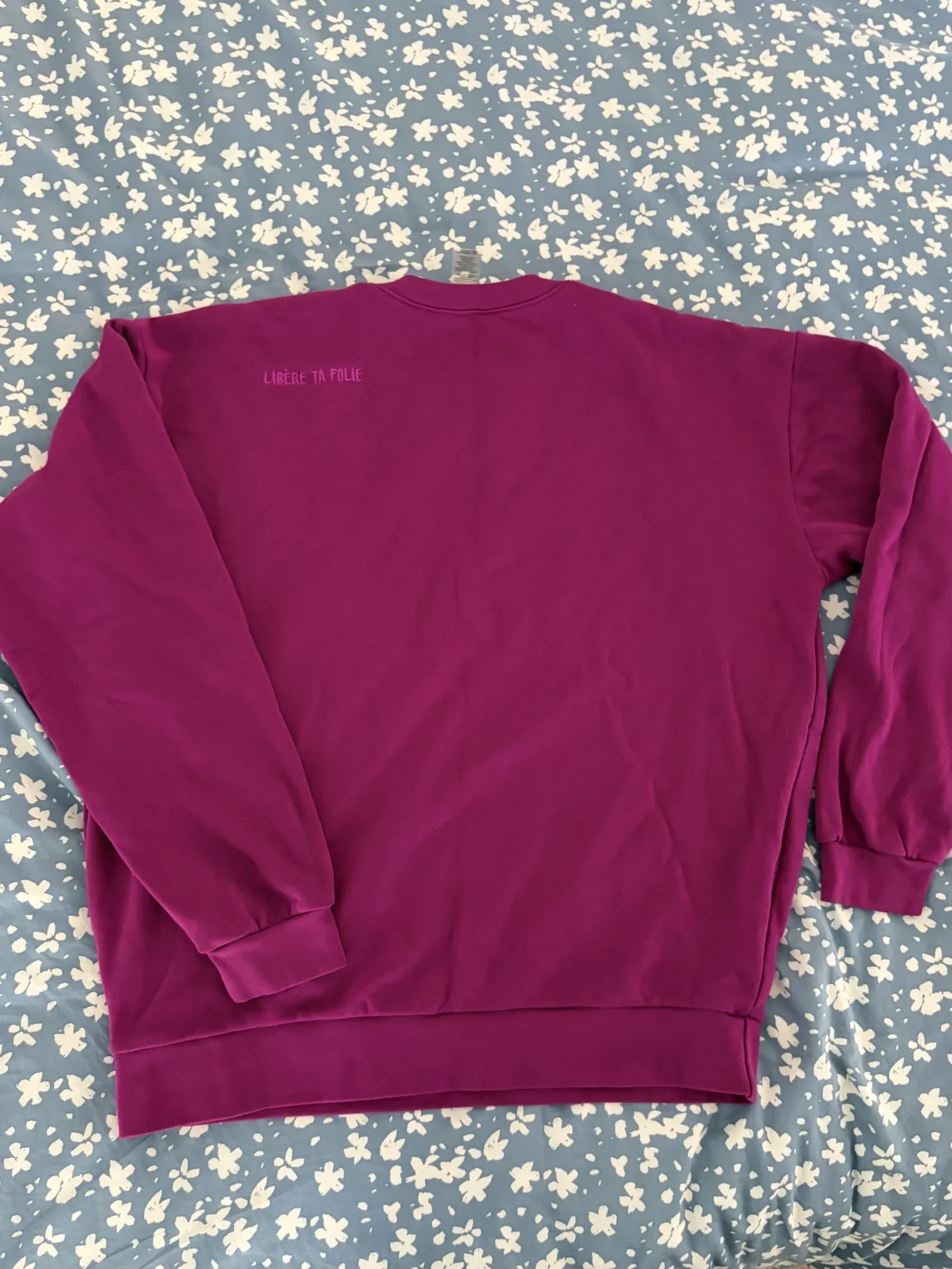 Image for French terry jumper – Magenta