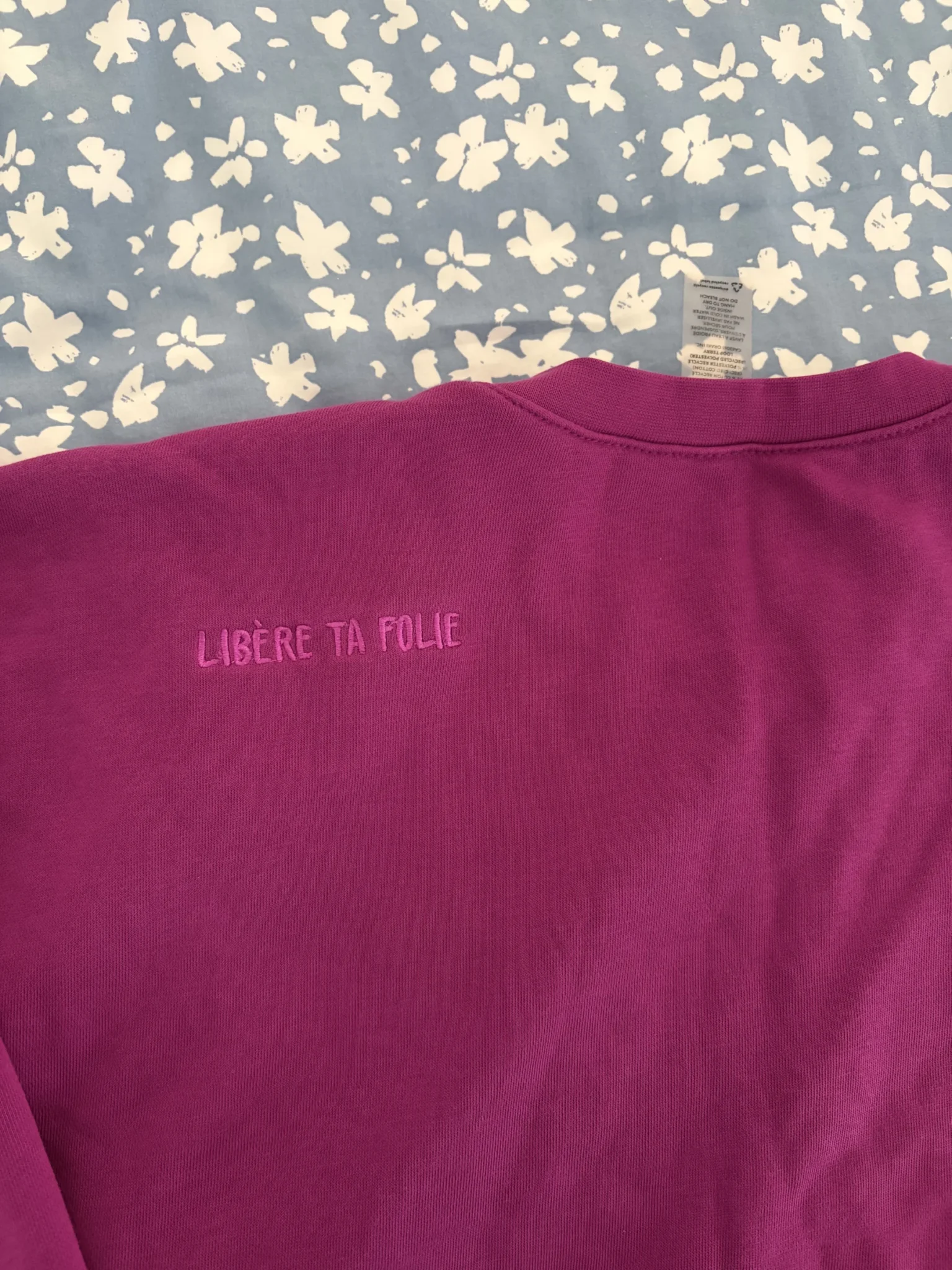Image for French terry jumper – Magenta