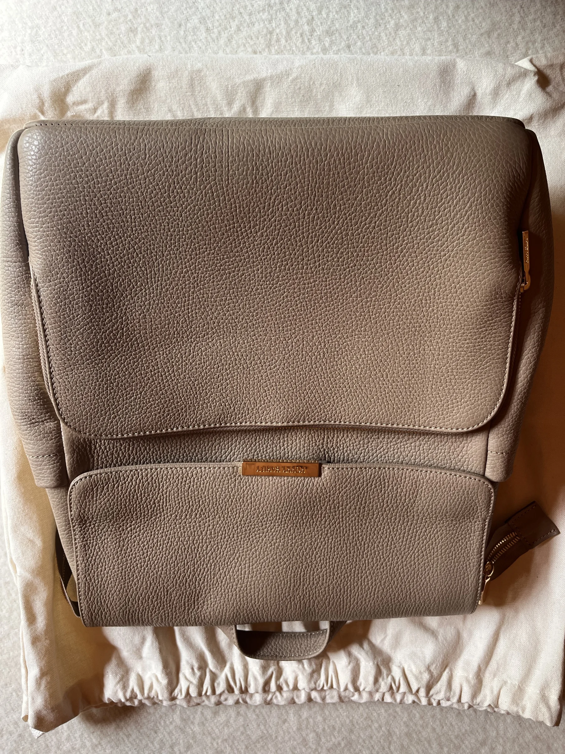 Poppy Barley leather rucksack *Other seconde main