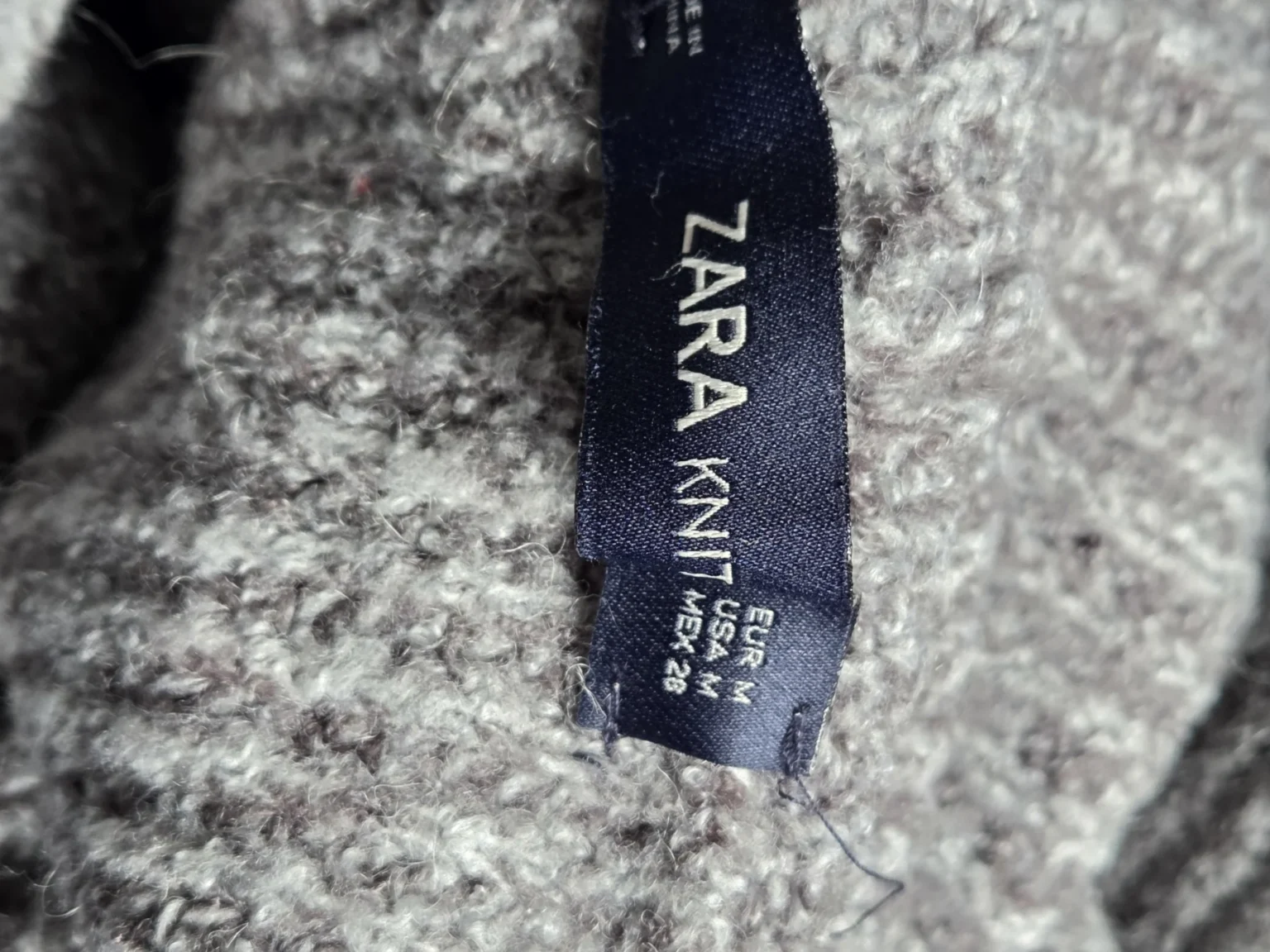 Image for Long grey jumper