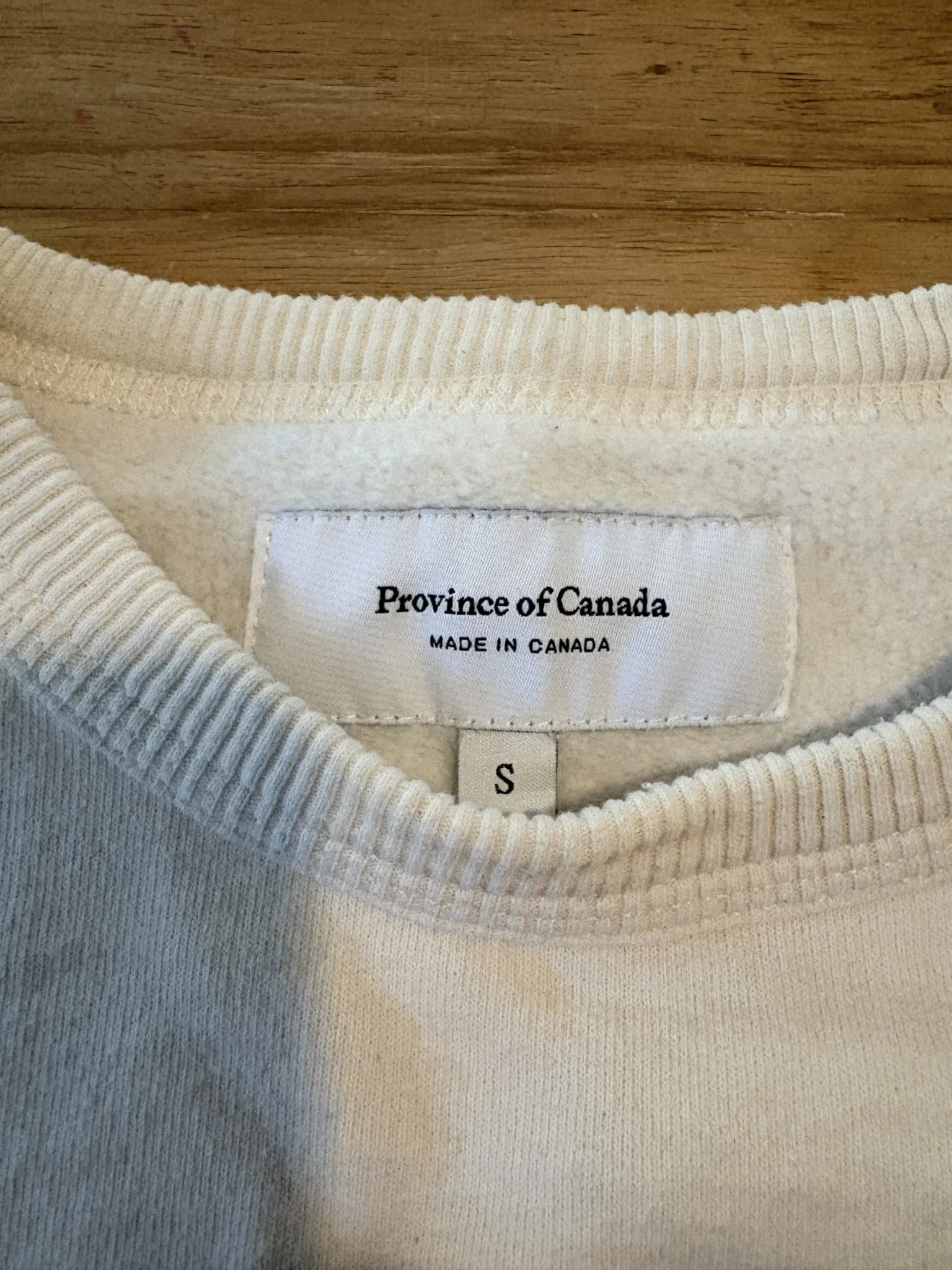 Image for Province of Canada - Cool Canadian Sweatshirt, Cream - S