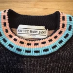 Thumbnail for Sweet Baby Jane vintage – graphic knit jumper – S