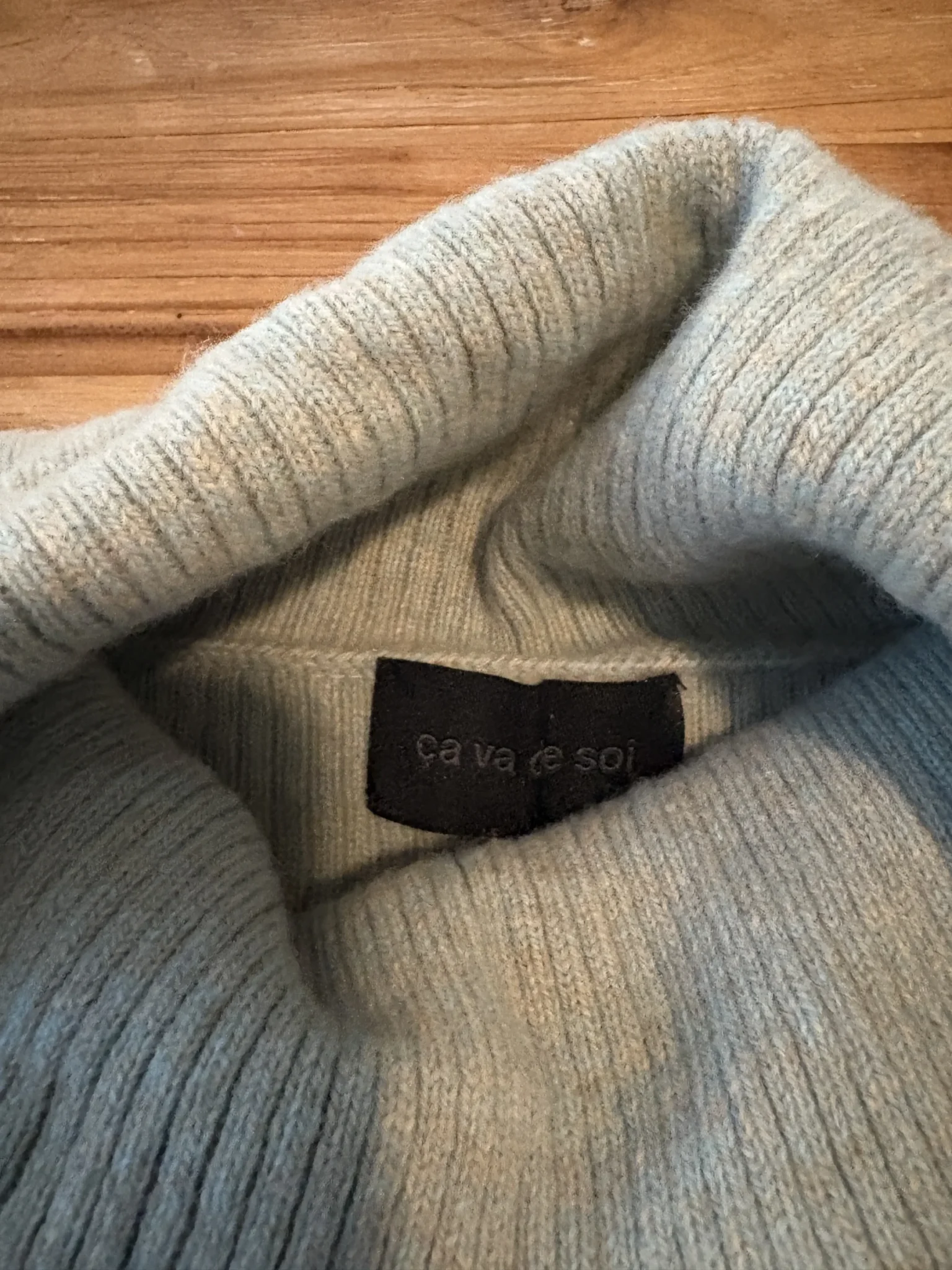 Image for It goes without saying – ribbed merino and cashmere roll-neck