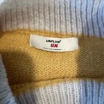 Thumbnail for UNFLUID Studio – oversized jumper in butter yellow and white