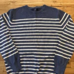 Featured thumbnail for J.Crew - pull marin rayé 100 % coton - M