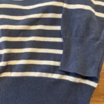 Thumbnail for J.Crew - pull marin rayé 100 % coton - M