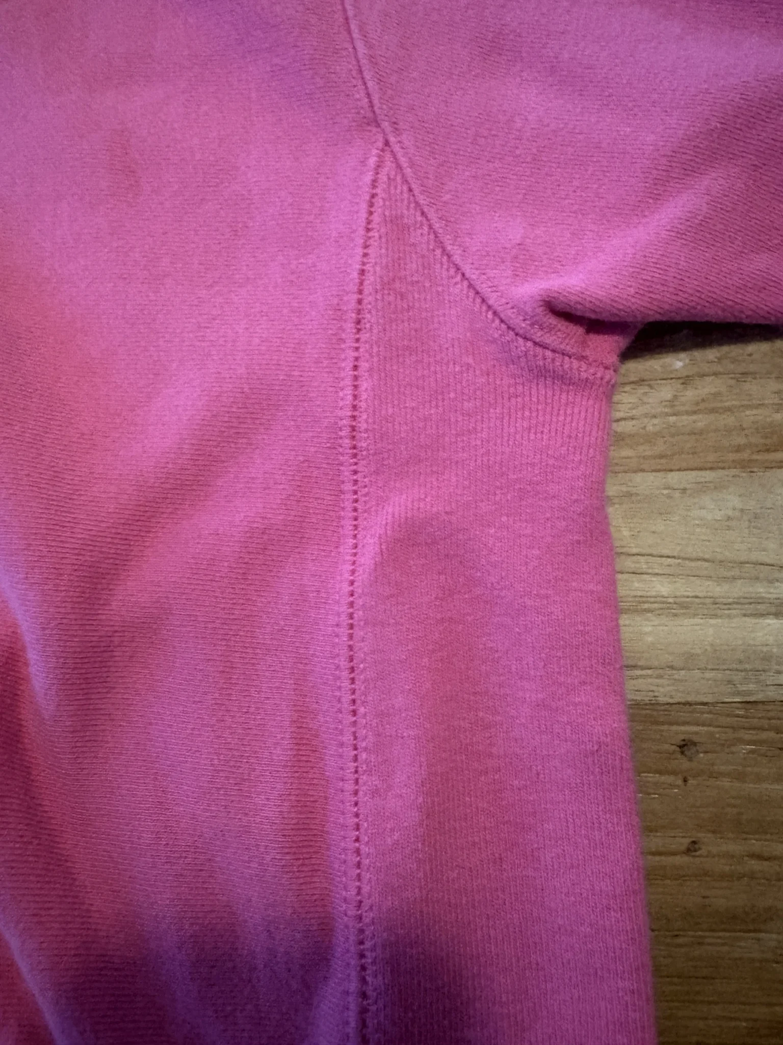 Image for Champion Reverse Weave – pink hoodie with chenille logo – L