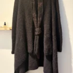 Featured thumbnail for Sarah Pacini – long, asymmetrical cardigan with a decorative collar