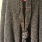 Thumbnail for Sarah Pacini – long, asymmetrical cardigan with a decorative collar