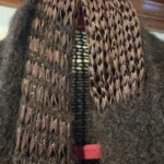 Thumbnail for Sarah Pacini – long, asymmetrical cardigan with a decorative collar