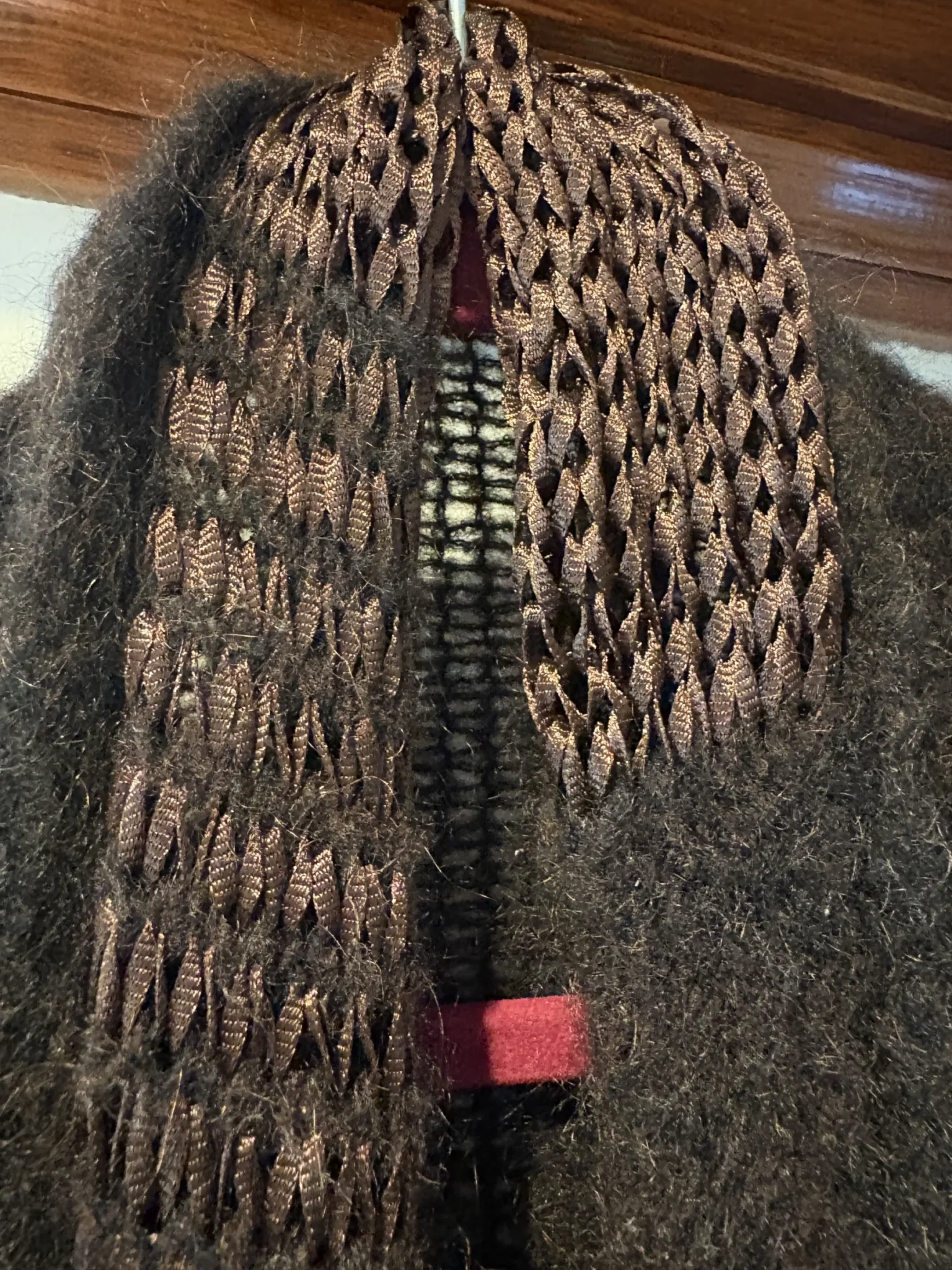 Image for Sarah Pacini – long, asymmetrical cardigan with a decorative collar