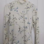 Thumbnail for T-shirt à manches longues fleuri