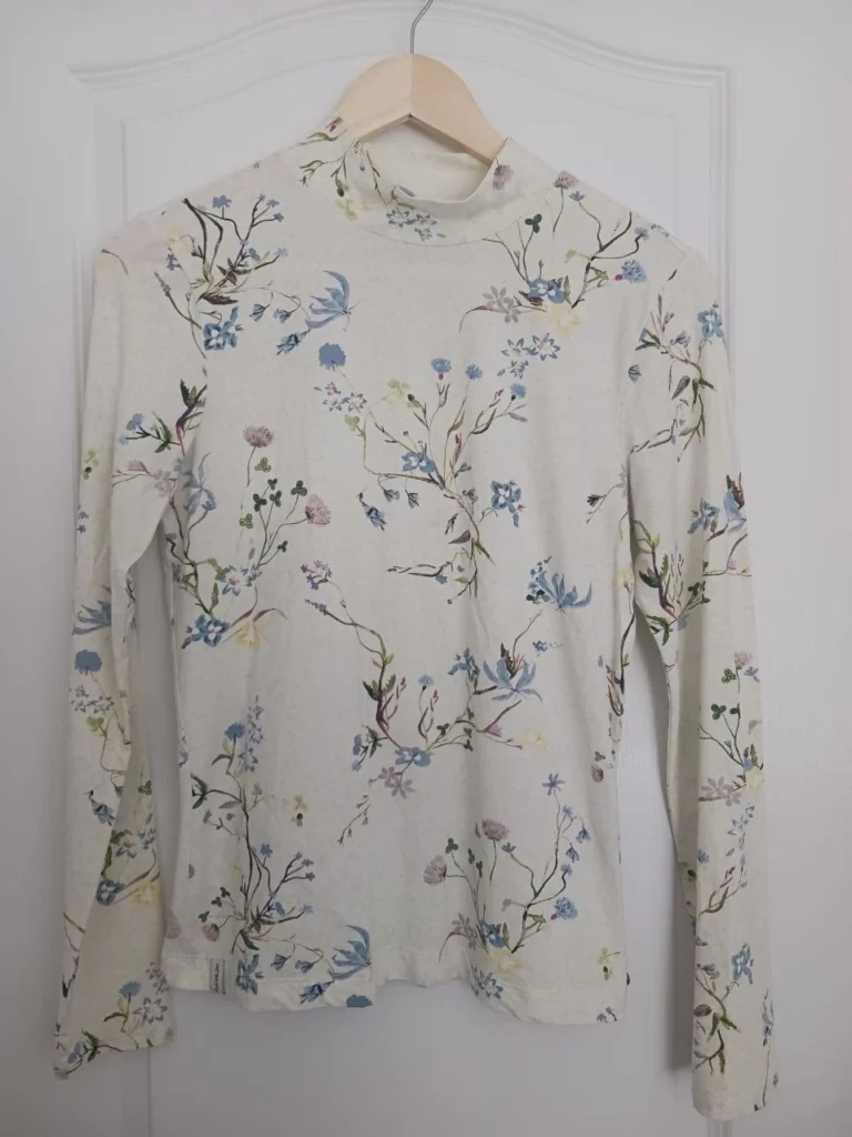 Image for T-shirt à manches longues fleuri