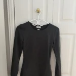 Thumbnail for Aritzia High-Neck Top, Medium Grey