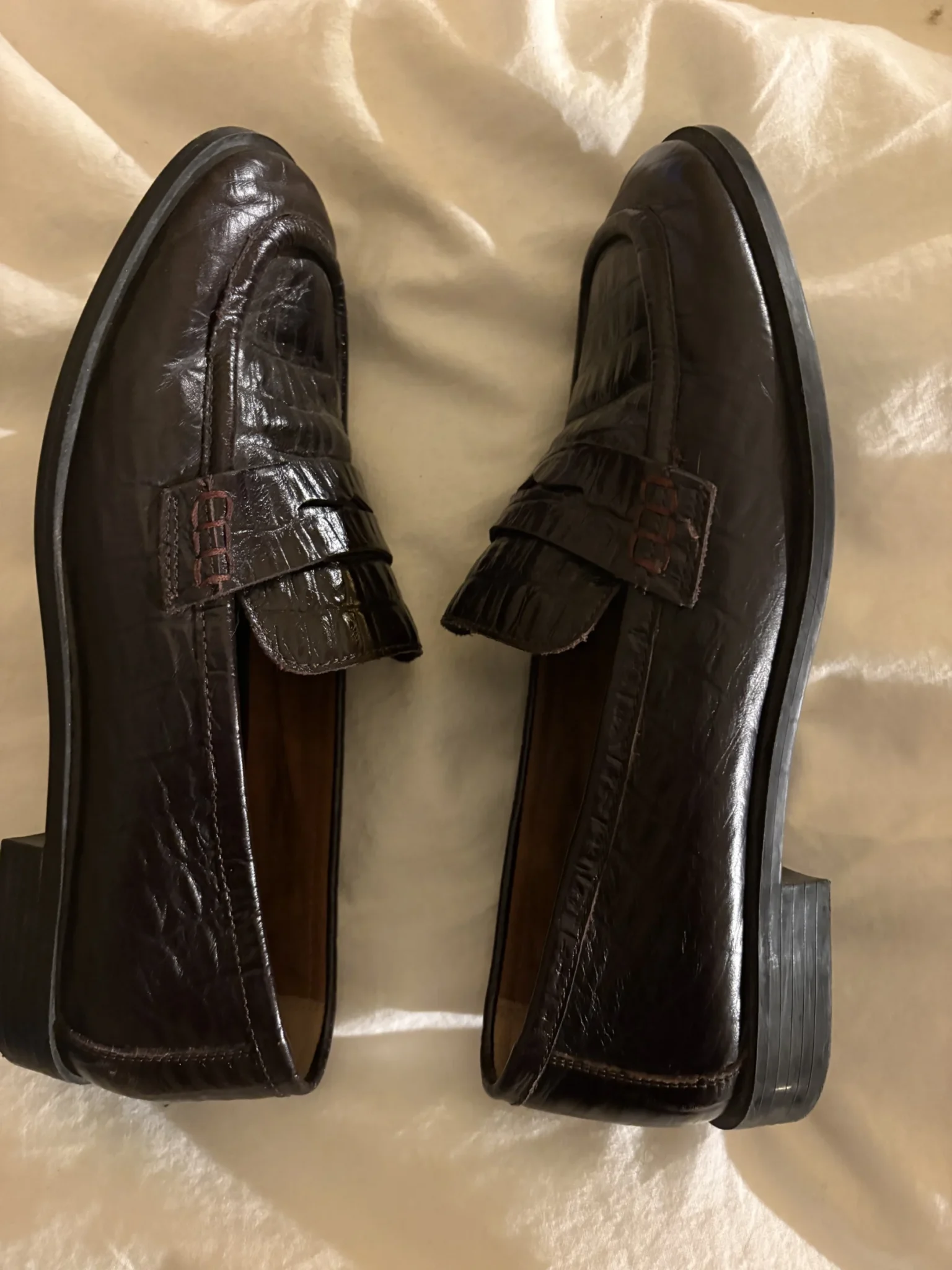 Image for Zara, Burgundy Loafers