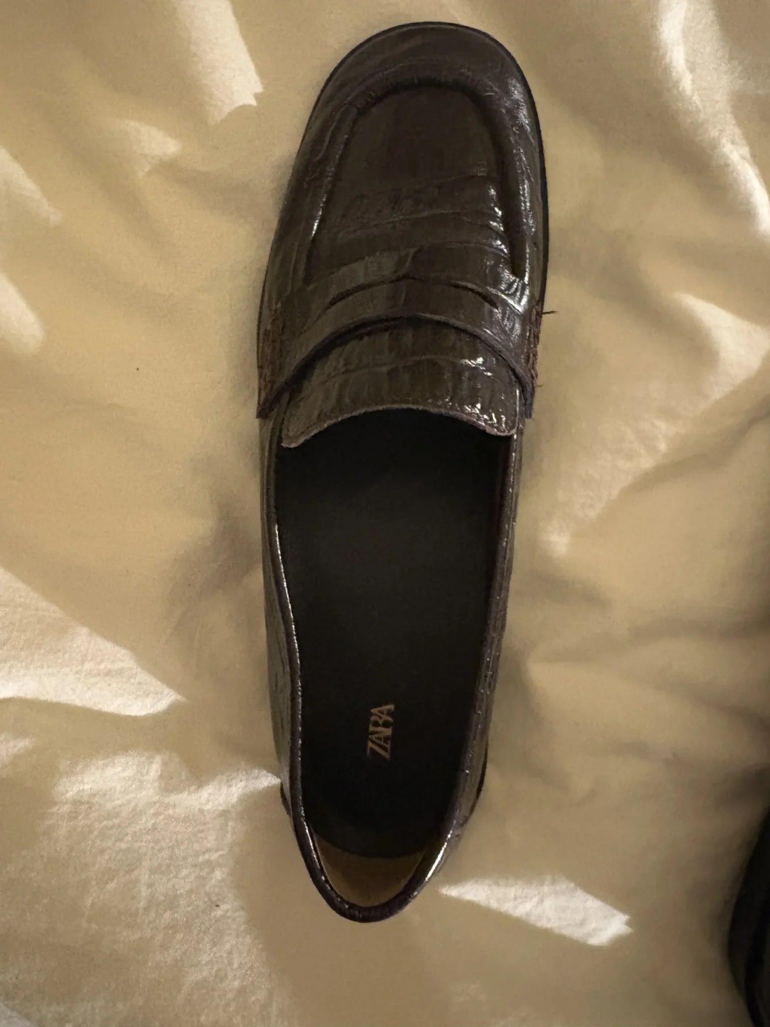 Image for Zara, Burgundy Loafers