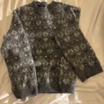Thumbnail for Patterned round-neck jumper in a wool blend from ZARA