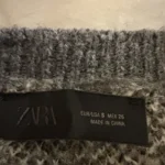 Thumbnail for Patterned round-neck jumper in a wool blend from ZARA