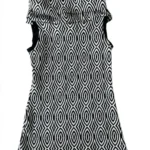Thumbnail for Ruelle sleeveless tunic – Size Medium – Geometric pattern – Made in Canada – In excellent condition