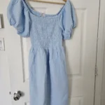 Featured thumbnail for 100% cotton pink maternity dress