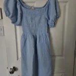 Thumbnail for 100% cotton pink maternity dress