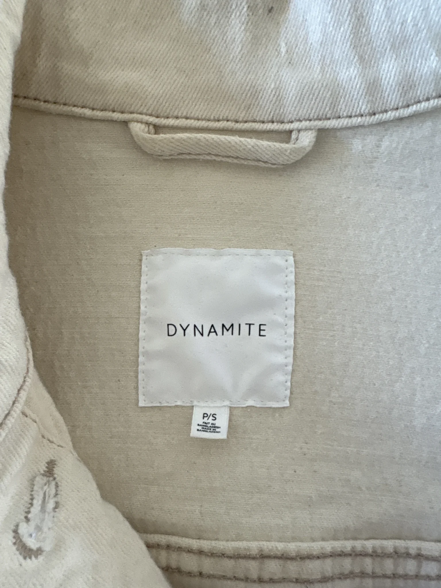 Image for Dynamite beige jacket