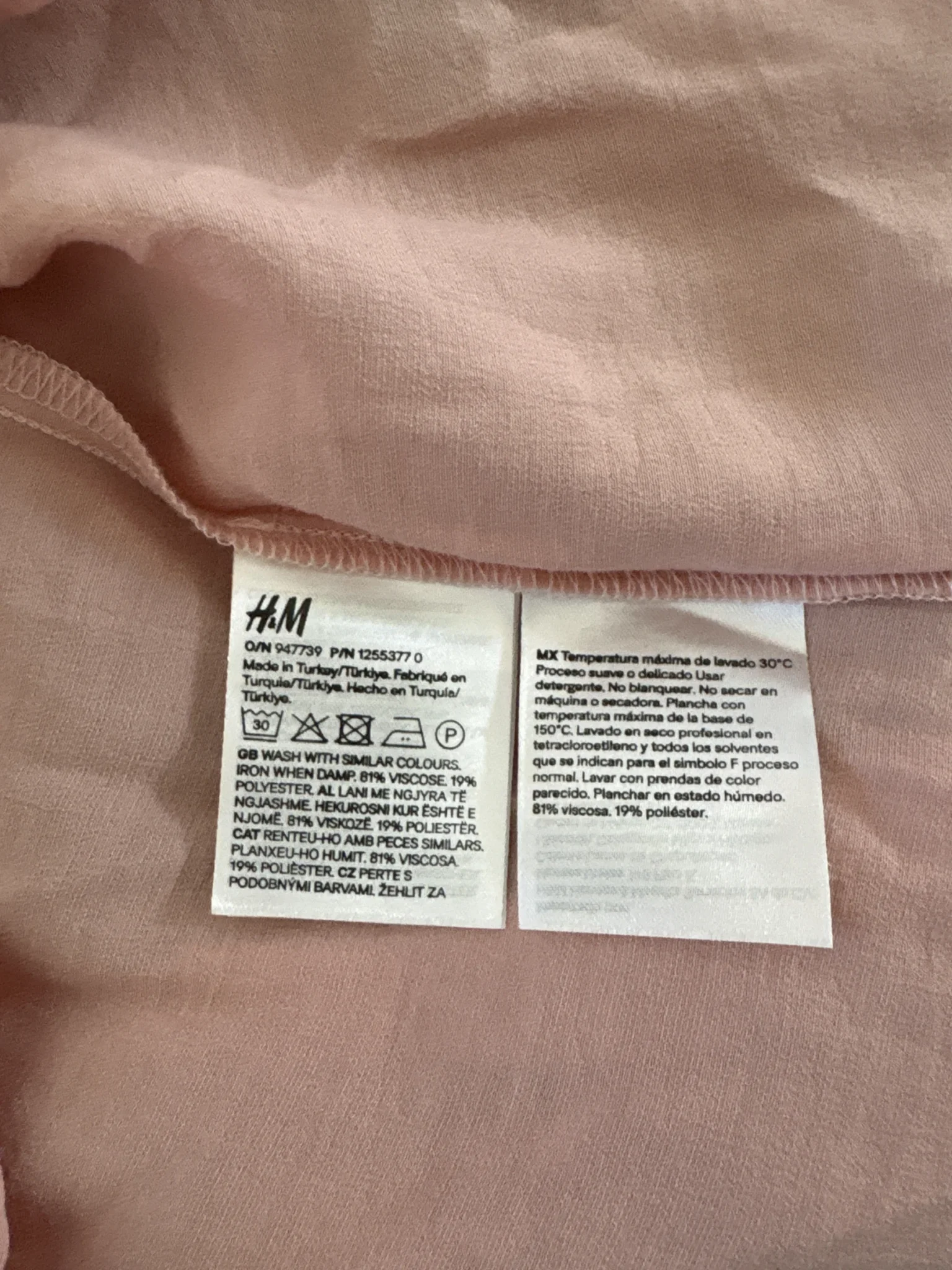 Image for Pink H&M blouse