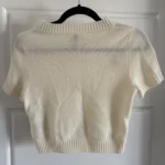 Thumbnail for White crop top with cherries by HM