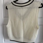 Thumbnail for HM black and white sleeveless waistcoat