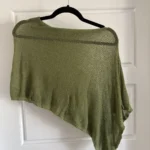 Featured thumbnail for Asymmetrical green shawl