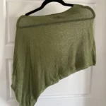 Thumbnail for Asymmetrical green shawl
