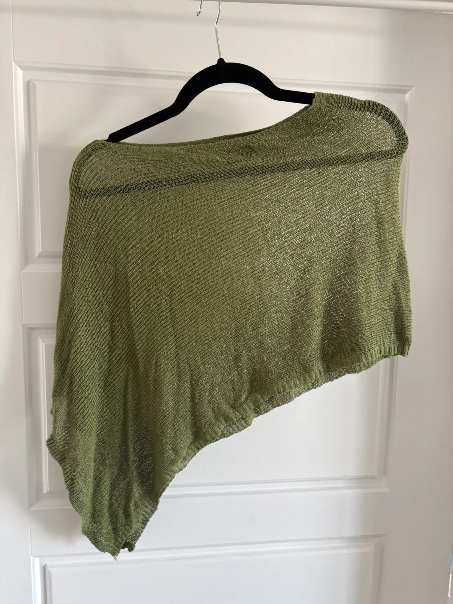 Image for Asymmetrical green shawl