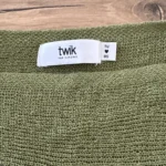 Thumbnail for Asymmetrical green shawl