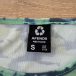 Thumbnail for Afends green and blue tie-dye sheer waistcoat