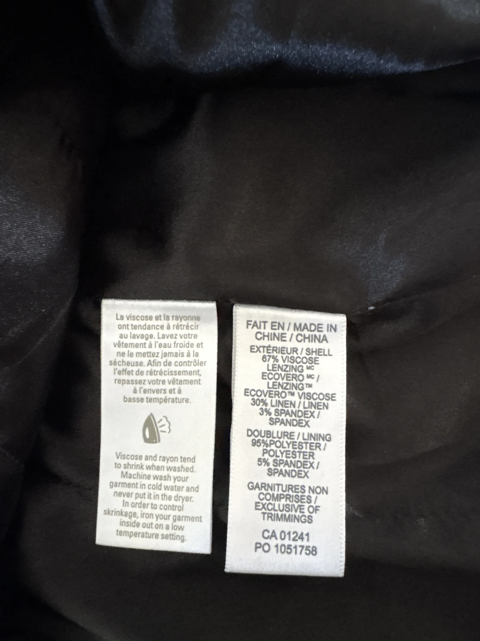 Image for Twik black sleeveless blouse with buttons