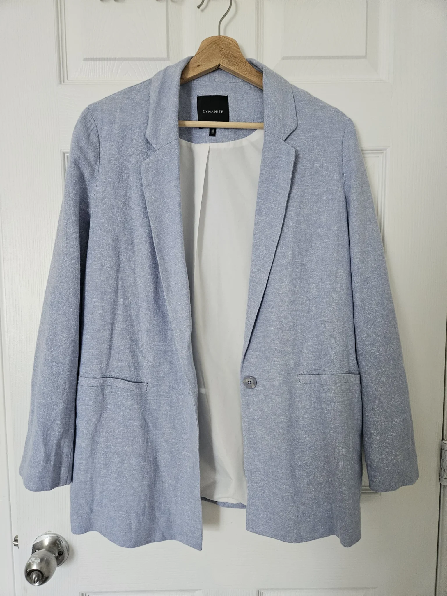 Image for Linen-blend jacket