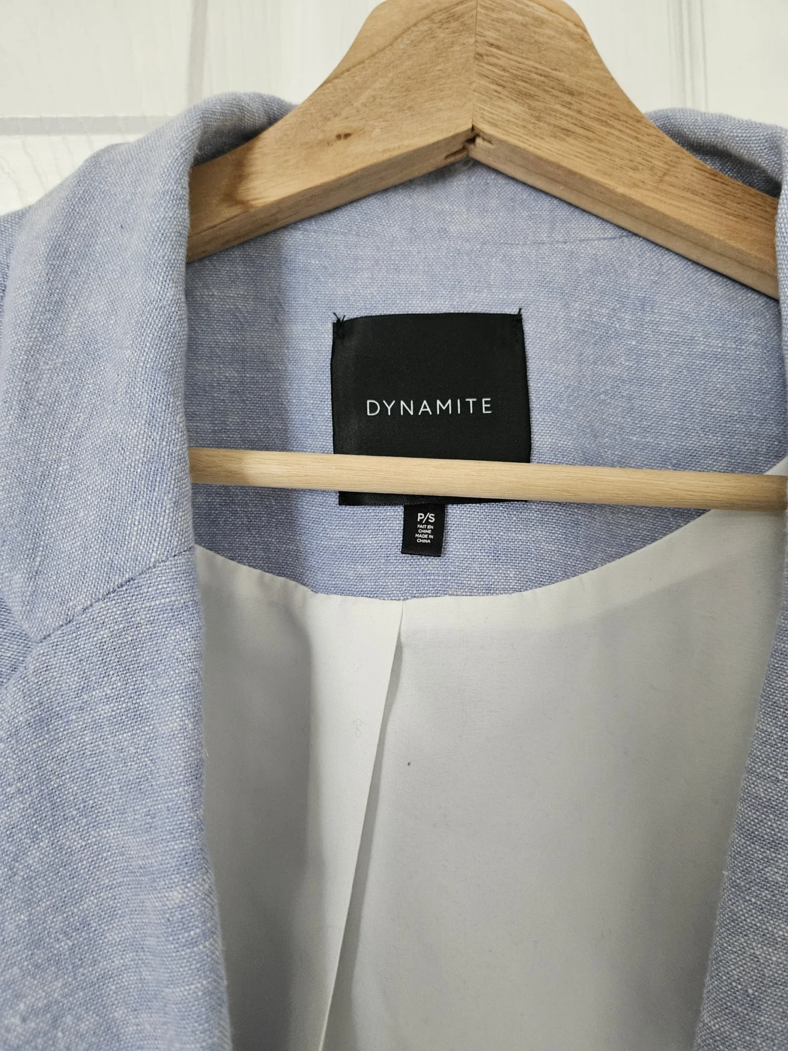 Image for Linen-blend jacket